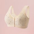thumbnail image 3 of Conjunto de lencería Ropa interior estampada para mujer, sujetadores informales con cuello en V, traje de ropa interior en forma de H de color sólido Ygjytge Beige T L para Mujer, 3 of 5