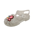 thumbnail image 2 of Toddler Girls Closed Toe Fisherman Jelly Sandals Girls Flat Hook and Loop Sandals White 2.5, 2 of 9