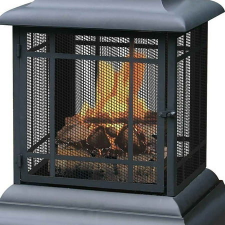Endless Summer Outdoor Wood Burning Firehouse Fire Pit with Cover | WAF501CS