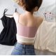 thumbnail image 2 of Chaleco cálido para niñas con tirantes acolchados de terciopelo de doble capa para otoño e invierno, ropa interior cálida y ajustada para estudiantes, 2 of 6