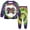 Dark Purple, variant on Staki Carnival Clothes Toddler Girl Mardi Gras Outfit Long Sleeve Sweatshirt Pants Kids Carnival Clothes 2-9Y(Green,5-6 Years)
