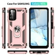 thumbnail image 6 of Decase for Samsung Galaxy A03S (US Version) Case, Military Grade Drop Protection Magnetic Ring Holder Kickstand Protective Heavy Duty Phone Case for Samsung Galaxy A03S, Rosegold, 6 of 8
