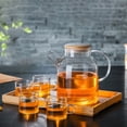 thumbnail image 2 of Glass Teapot TASTAN Stovetop Glass Teapot - Borosilicate Kettle with Removable Filter and Lid | Heatproof, Microwave Safe, Ideal for Brewing Loose Leaf Tea and Fruit Infusions, Stovetop Kettle, E, 2 of 9
