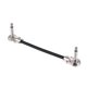 thumbnail image 5 of Cable de audio Ammoon 15 cm / 6 pulgadas Pedal de efectos de guitarra Cable de conexión para instrumentos 1/4 "Conector de ángulo recto plateado Chaqueta negra de PVC, paquete de 3 Tomshoo Cable de audio, 5 of 5