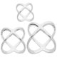 thumbnail image 1 of CRILSTYLEO 3Ud Anillos Para Pañuelos En Acero Inoxidable Con Clip Moderno Para Bufandas Y Camisetas En Plata, 1 of 7