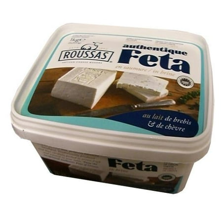 Roussas Greek Feta Cheese, 2 kg (4.4 lb) (Best Greek Feta Cheese)