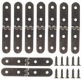 thumbnail image 1 of 1 juego de bisagras pequeñas de hierro para joyero, bisagras de metal vintage para manualidades, bisagras antiguas para caja de madera, bisagras para proyectos hechos a mano, 1 of 8