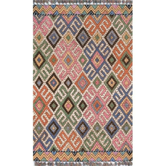 Momeni Tahoe Wool Hand Tufted Multi Area Rug 3'6" X 5'6"