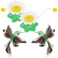 thumbnail image 2 of 2pcs Creative Teaser Toy Delicate Teasing Toy Electric Cat Teaser For Pet Cat Home Indoor (random Hummingbird Style Without Battery, 2 of 2
