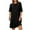 A01_Black, variant on Bzhegqhd Women's Spring and Summer Fashion Casual Solid Color Dress