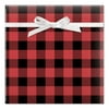 Current Buffalo Plaid Multi-color Christmas Heavyweight Tear Resistant Gift Wrap Paper, 67 sq ft.