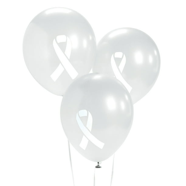 White Ribbon Latex Balloons(4 Dz) Party Decor 48 Pieces Walmart