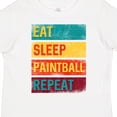 thumbnail image 4 of Inktastic Eat Sleep Paintball Repeat Boys or Girls Toddler T-Shirt, 4 of 5