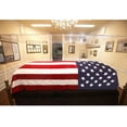 thumbnail image 3 of Bandera conmemorativa Anley, bandera estadounidense, 1,5 x 2,9 m, algodón veterano, 3 of 6