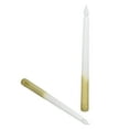 thumbnail image 2 of LED Candle Light, LED Taper Candles 2pcs  For Wedding For Birthday Party Half Spray Gold, 2 of 8