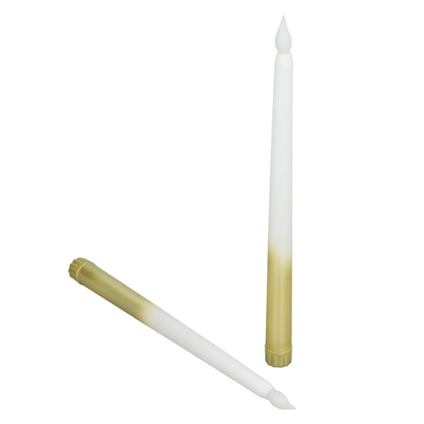 Vela electrónica, 2 velas LED cónicas, velas LED, velas LED, diseño a prueba de futuro