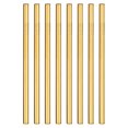 thumbnail image 1 of Reutilizables Metal Beber Pajitas, 8uds 8.46 Largo 0.47 Diámetro Inoxidable Acero Rectas Pajitas Congeladas Bebida Pajitas para Viajar Tazas, Cócteles (Oro), 1 of 7