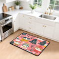 thumbnail image 6 of CURLYOOT Christmas Cats Door Mat 24" x 36" Absorbent Front Doormat Entrance Mat Non-Slip Washable Welcome Mats Snowflake Floor Mats for Entryway Indoor Outdoor, 6 of 7