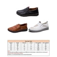 thumbnail image 2 of UKAP Mens Comfort Non-Slip Casual Shoes Business Lightweight Slip On White 7, 2 of 6