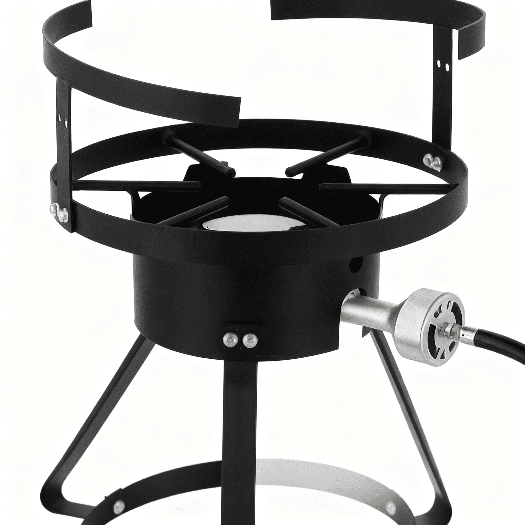 30QT Aluminum Turkey Fryer with Thermometer, 55000 BTU, Portable for Outdoor Cooking (Turkey/Seafood)