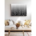thumbnail image 4 of Black Flower Wall Art for Living Room,Canvas Picture Wall Decor for Bathroom Bedroom,Geometric Stripes Gradient Simple Branch Painting Artwork for Office Kitchen Hallway Dining Room Decor 24"x32", 4 of 8