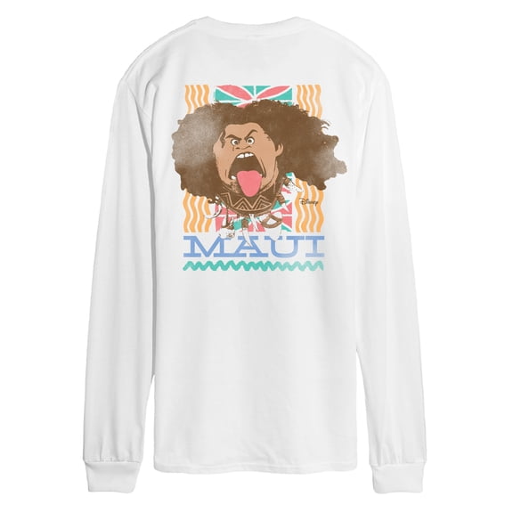 Moana - Maui Whetero - Men's Long Sleeve Graphic T-Shirt