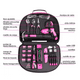 thumbnail image 3 of Kit De Herramientas Con Destornillador Electrico 122 Pz Rosa, 3 of 5