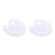 thumbnail image 1 of Inteprter Paint Mixing Palette Plastic Drawing Supplies Amateurs Students Handheld Artist Tray Painting Professionals Colorful Blanco 2Conjunto, 1 of 6