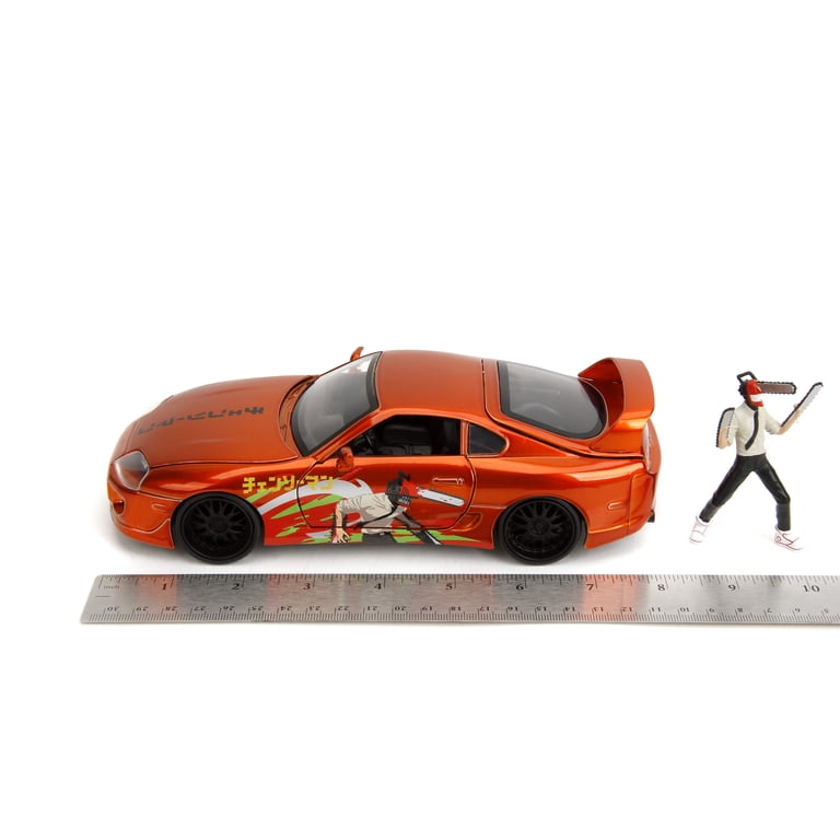 Chainsaw Man - Anime HWR 1995 Toyota Supra – 1:24 Diecast Car by