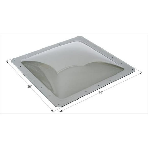 BRI-RUS SPEC SL2222S 22 x 22 Po Puits de Lumière&44; Fumée