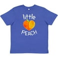 thumbnail image 3 of Inktastic Little Peach Cute Heart Shaped Peach Youth T-Shirt, 3 of 5
