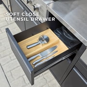 Backyard Discovery Fusion Flame 2 Galvanized Steel Outdoor Kitchen, Grill, Pizza Oven