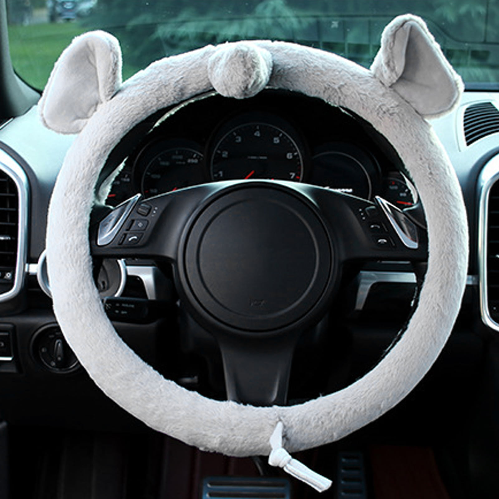 Visland Cartoon Elephant Steering Wheel Cover Universal 15 inch