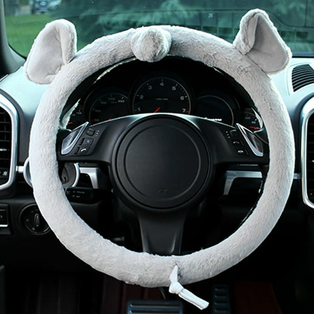 Steering Wheel Protector Decorative Soft Adorable Cartoon Elephant