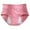 Hot Pink, variant on Krdevn Women Solid Mid Rise Period Bikini Underwear Extended Side 4 Layer Absorbent Leak Proof Cotton Breathable Reusable Menstrual Daily Panties Multi Pack Size:2XL