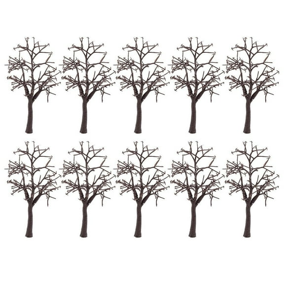 Lefu 10pcs 12cm Scenery Landscape Model Bare Tree Trunk Simulation Plant Decoration