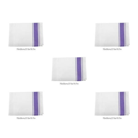 

5Pcs Pure Cotton Thicken Scouring Cloth Absorbent Glass Cup Cleaning Cloth Kitchen