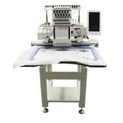Automatic Computer Embroidery Machine Single Head 12 Needles for Hats Cushions Pillows Clothes