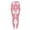 Pink, variant on Ugly Christmas Leggings for Women Santa Snowman Print Xmas Holiday Leggings High Waisted Soft Comfy Stretchy Tight Pants
