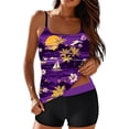 thumbnail image 7 of Brqkzdu Tankini Swimsuits for Women High Waisted Bathing Suits Floral Print Swim Tops with Boyshorts Swimwear Tankinis, 7 of 7