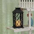 thumbnail image 3 of Waterproof Solar Powered Garden Lights Rechargeable Solar Lantern Light Outdoor LED Light Candle Lantern Hanging Lamp Home Garden Decor, 3 of 9