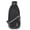Black, variant on Crossbody Sling Bag Ultra-Lightweight Water Resistant Nylon Chest Shoulder Backpack for Men Women, Black (11.8 x 7.9 x 0.8 inches / 30x20x2 cm)
