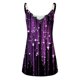 thumbnail image 2 of Gibobby Camisetas Mujer Baratas Manga Corta Camiseta suelta informal con cuello en V para mujer, blusa manga corta con estampado(Morado,M), 2 of 5