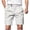 AB412 White, variant on Bainana Dress Shorts For Men Zipper Button Waisted Lightweight Breathable Suit Shorts With Pockets For Work Business