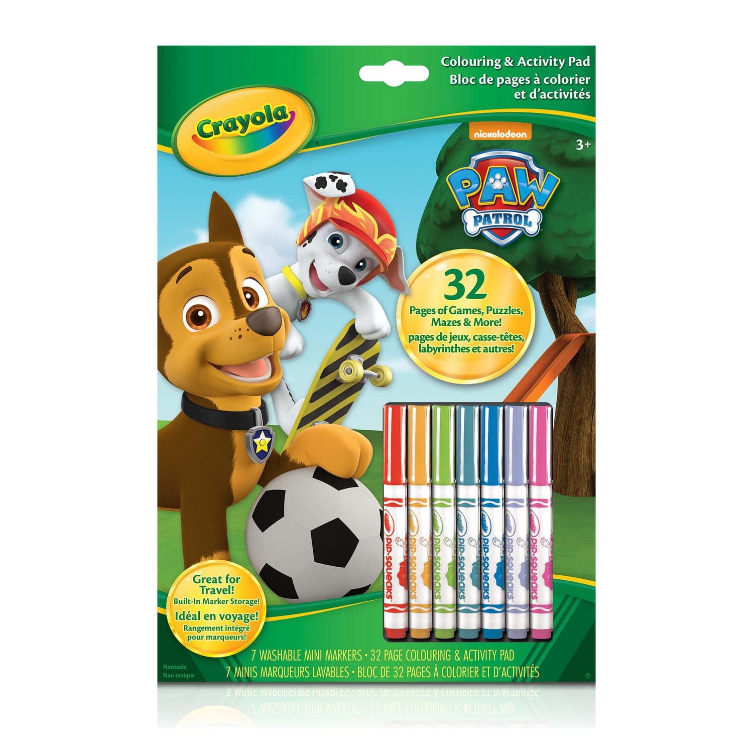 Crayola Colouring and Activity Pad, Paw Patrol