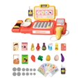 thumbnail image 3 of Jouets de Supermarché Caisse Enregistreuse pour Enfants Ensemble de Jeu Caisse Enregistreuse Rouge, 3 of 8