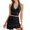 C-Black394, variant on Summer Women 2 Piece Skirt Sets Sexy Outfits Halter V Neck Slim Fit Crop Cami Top High Waisted Mini Skirts Vacation Matching Sets Holiday Outfit