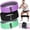 Green - Purple - Black, variant on Fabric Resistance Bands Set - Booty Bands for & Glutes, 3 Resistance Levels, Non-Slip Workout Bands for Women & Men, Ideal for Yoga, Pilates, Fitness, and Workouts