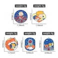 thumbnail image 4 of Juego de 4 a 7 piezas de alfileres esmaltados de dibujos animados de príncipe y zorro, broches de animales bonitos de chica vaquera, insignias de solapa, arte de pintura al óleo, regalos de joyería, 4 of 5