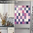 thumbnail image 3 of Yayeee Magnetic Dishwasher Cover for The Front Decoration Home Kitchen Machine Sticker Protector, Pink and Purple Plaid Pattern, 3 of 6
